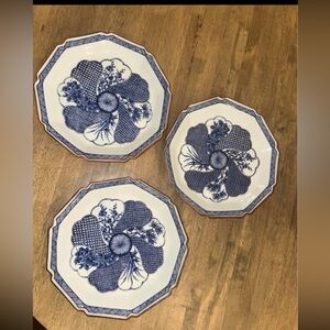 Blue and White Imari Charger Plates